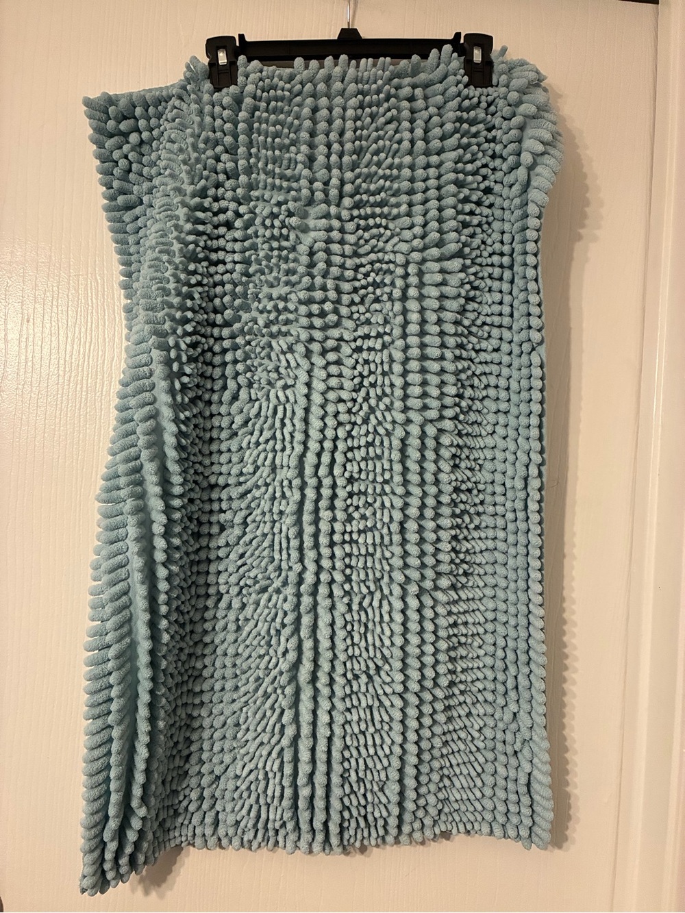 Plush Microfiber Bath Mat - Slate Blue 20” x 32”